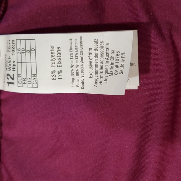 Seafolly Gathered Front Retro Full Coverage Bikini Bottoms, Size US 8 & 6, NWOT - Picture 6 of 14